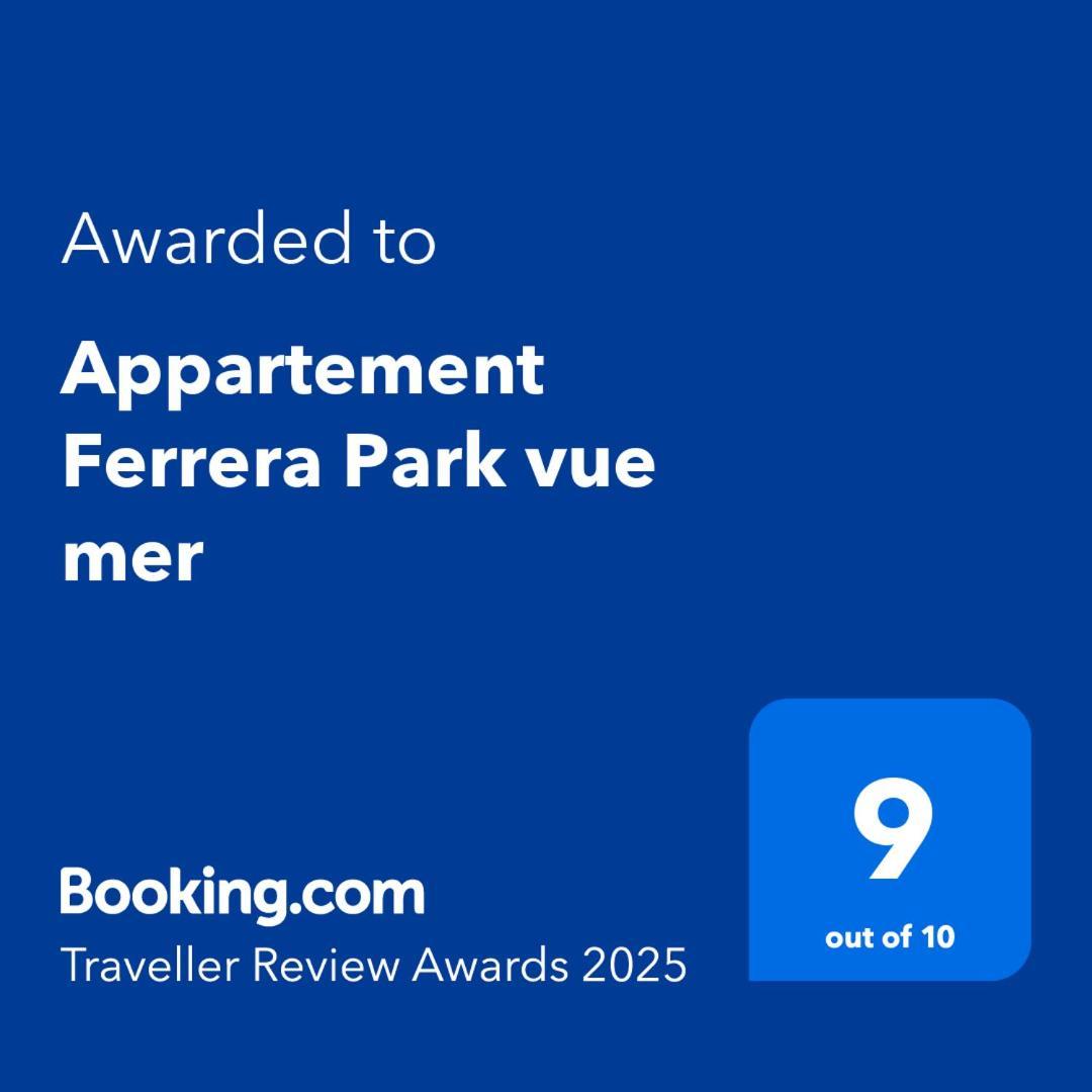 Appartement Ferrera Park Vue Mer Кала-Феррера Экстерьер фото